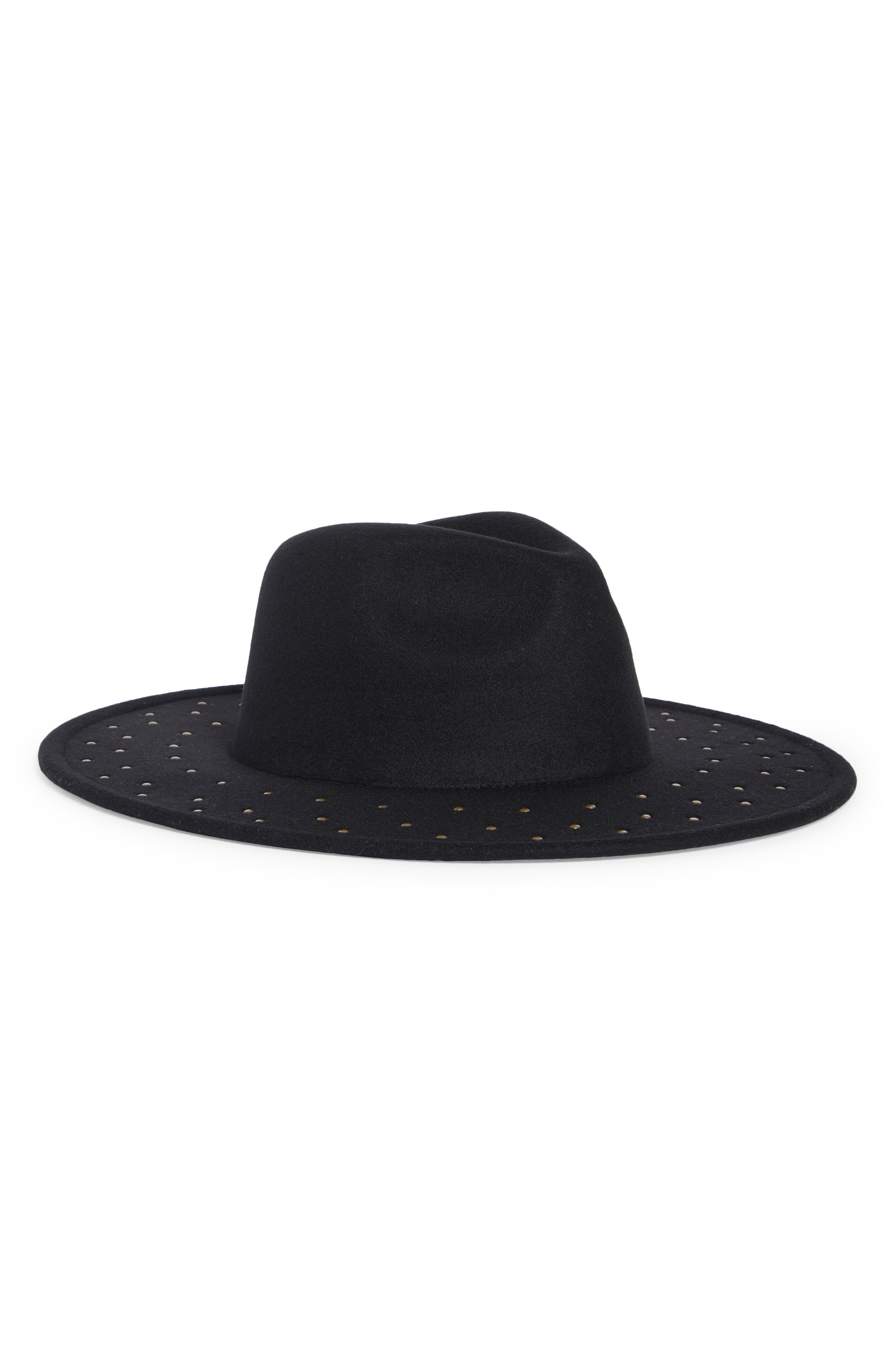 Studded Panama Hat