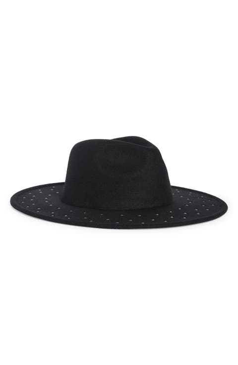 Studded Panama Hat