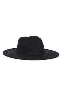 Studded Panama Hat