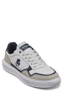KARL LAGERFELD PARIS Side Karl Profile Embroidered Low Top Sneaker