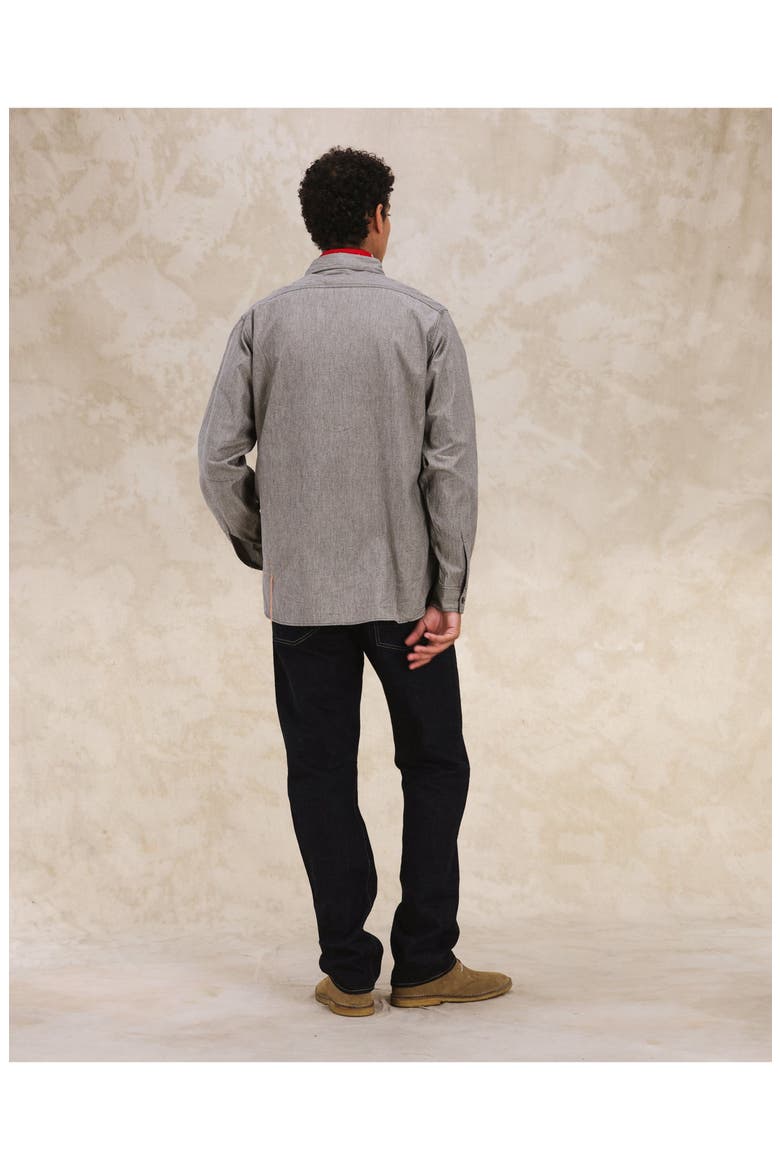 Otero Carbon Chambray Shirt, Alternate, color, GREY