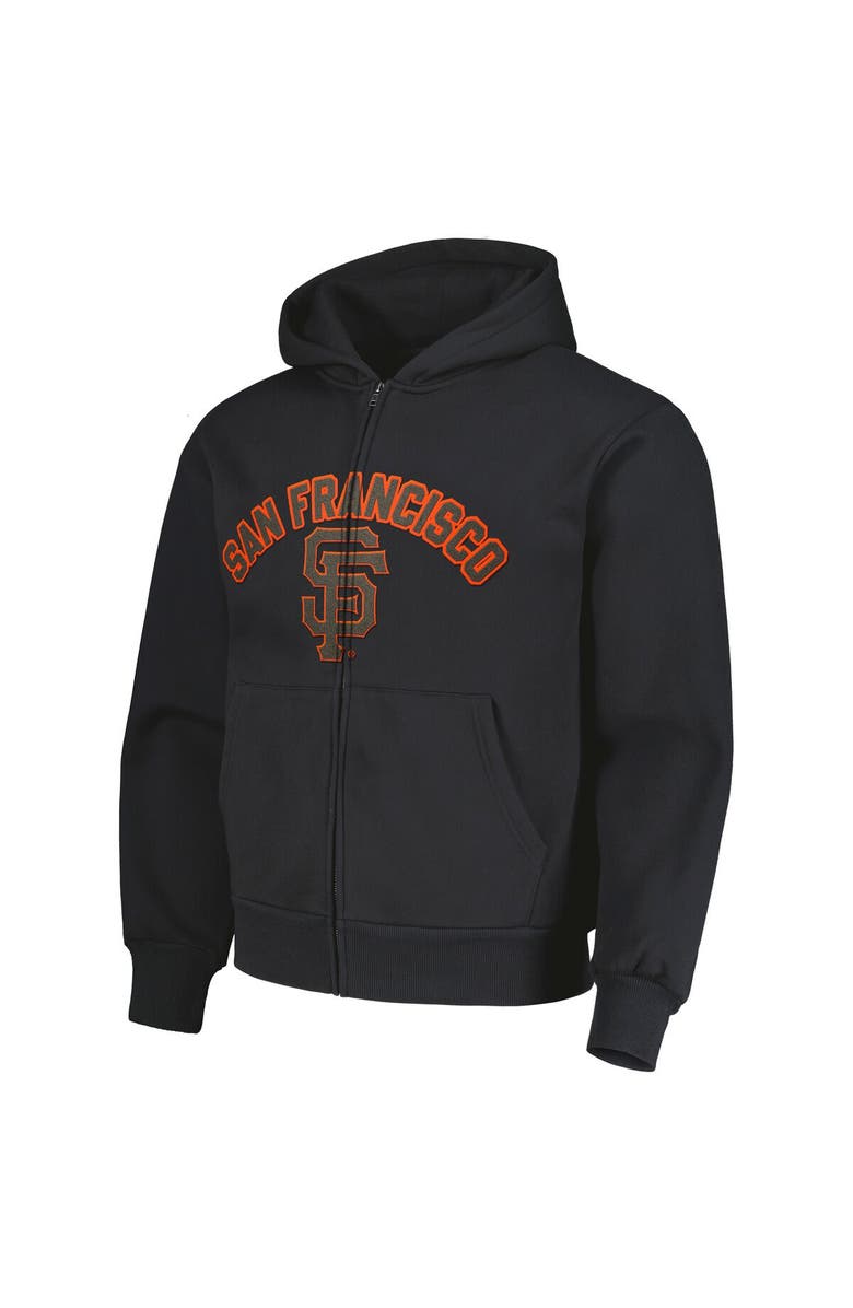 PLEASURES Men's PLEASURES Black San Francisco Giants Opening Day Full-Zip Hoodie, Alternate, color, Black