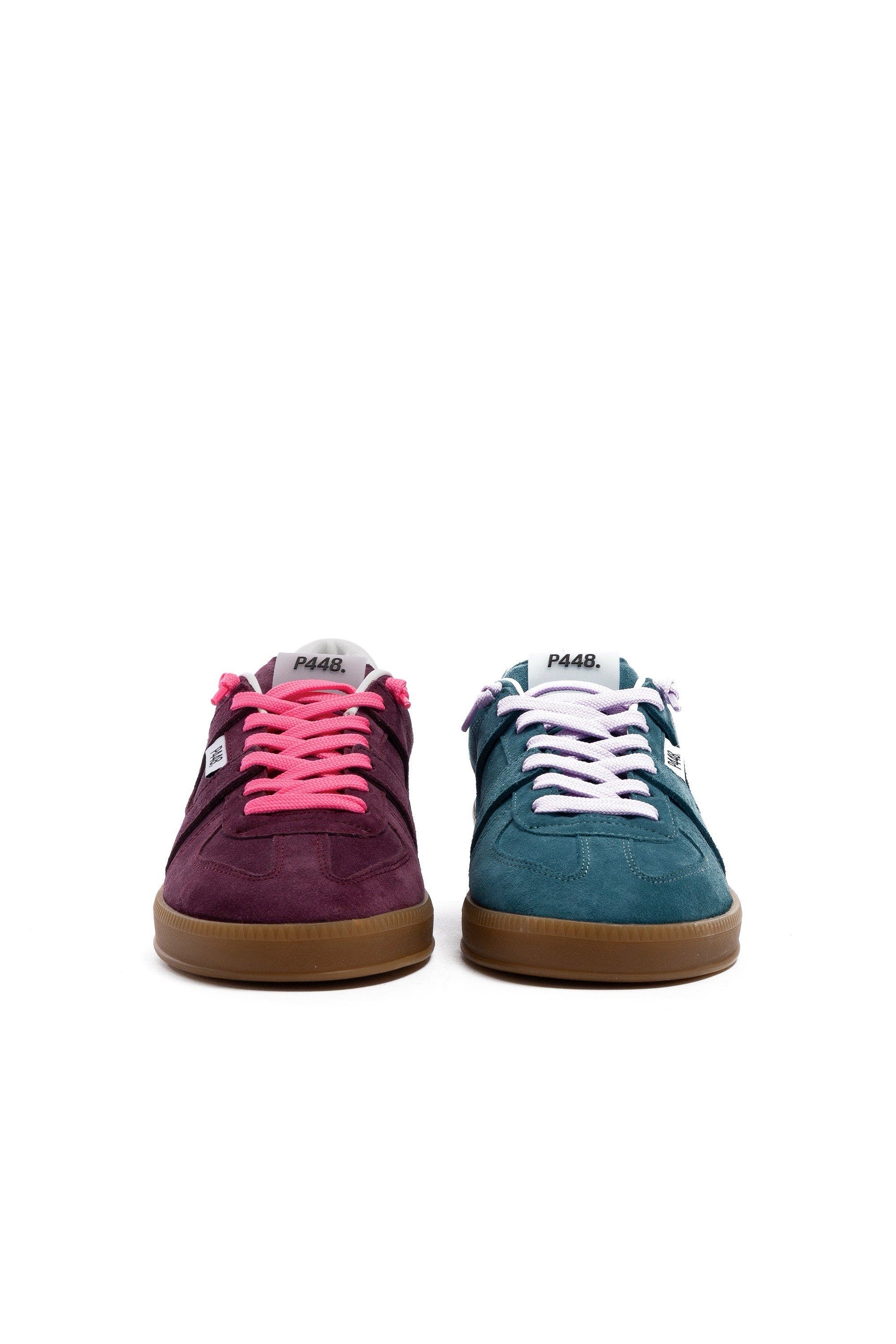 P448 Monza Kaleidoscope Sneaker, Alternate, color, Burgundy/Blue