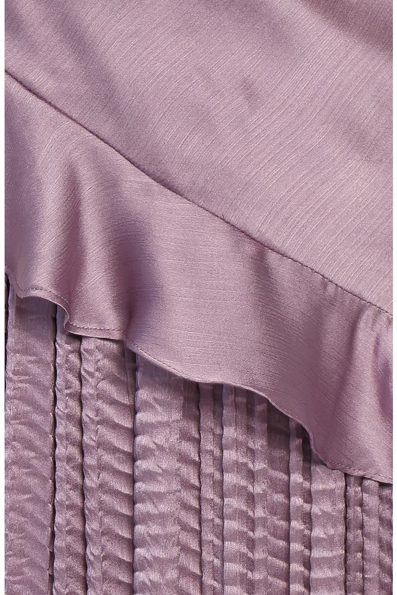 Delvine Asymmetrical Skirt Set, Alternate, color, LILAC