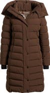 BCBG Max Azria Water Resistant Hooded Puffer Jacket