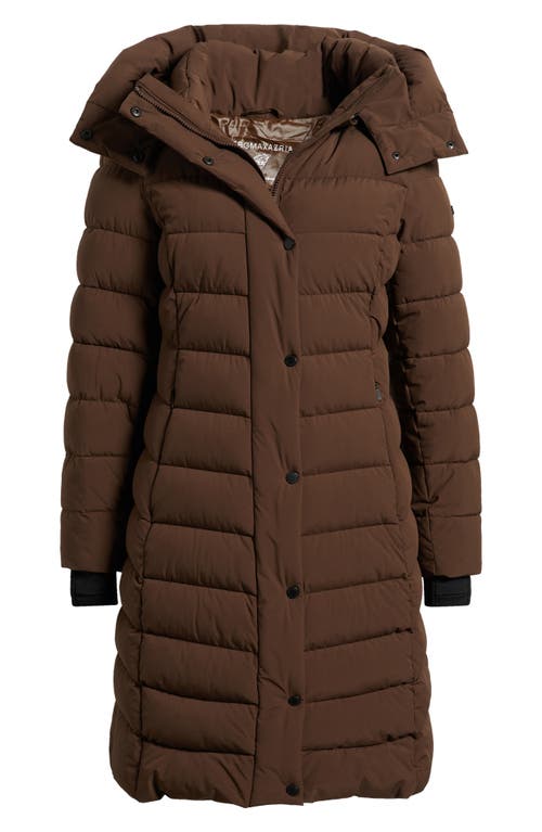 Bcbg Water Resistant Hooded Puffer Jacket In Brown