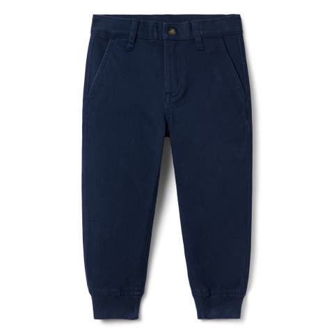 The Button Twill Jogger