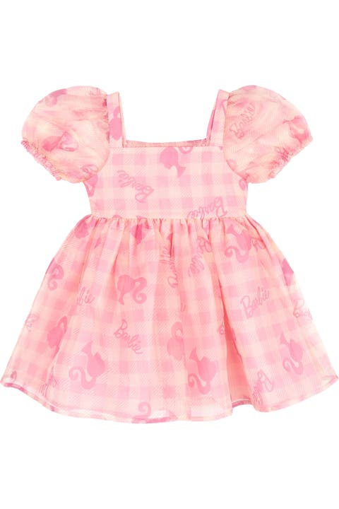 Short Sleeve Flare Dress