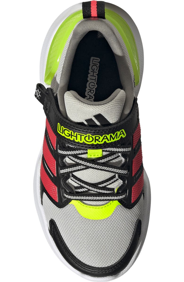 adidas Kids' Lightorama Sneaker, Alternate, color, Grey/ Red/ Lemon