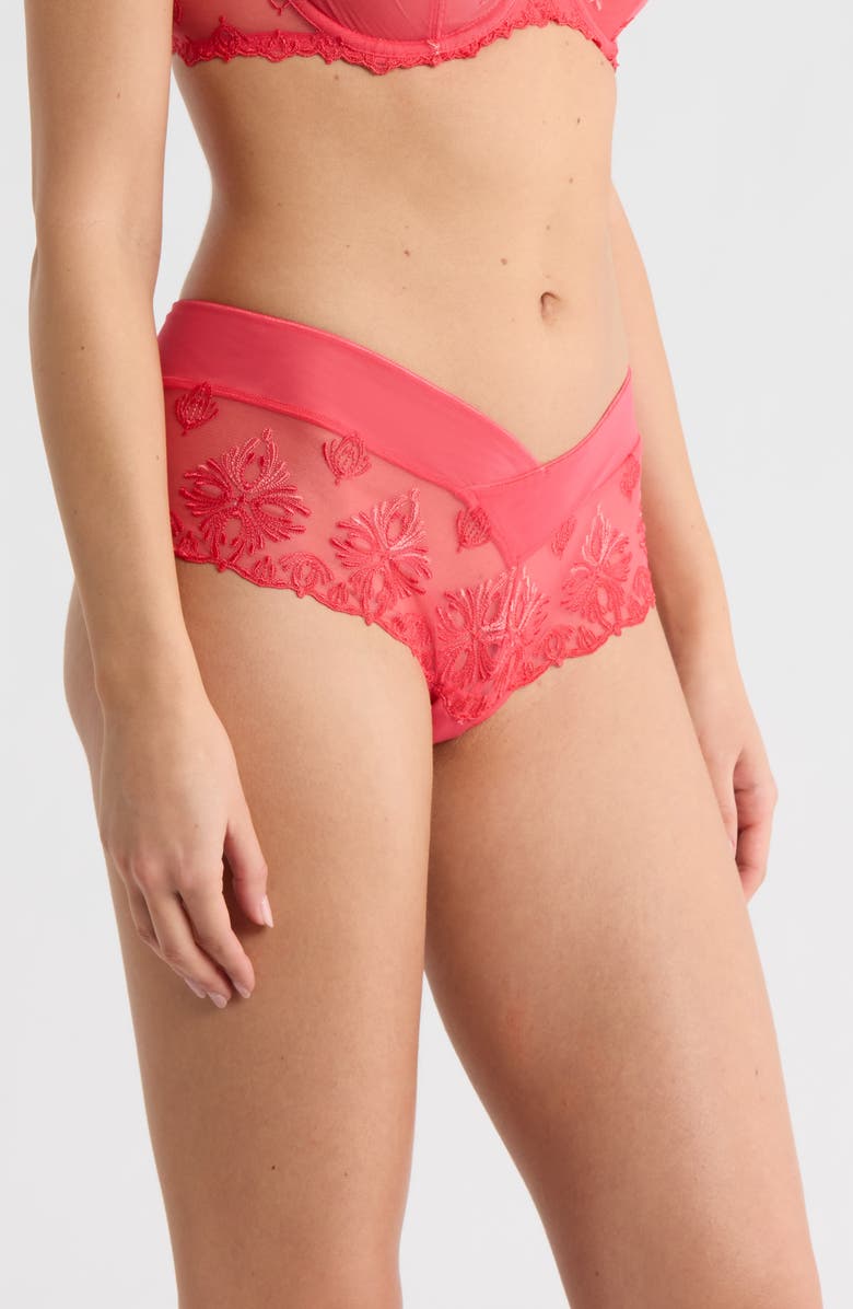 Chantelle Lingerie Champs-Élysées Hipster Panties, Alternate, color, Sweet Velvet