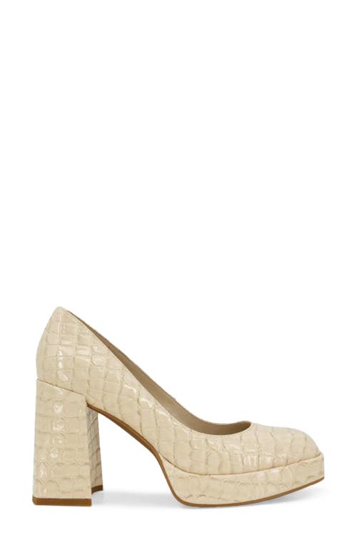 Kenneth Cole Bri Platform Pump In Neutral