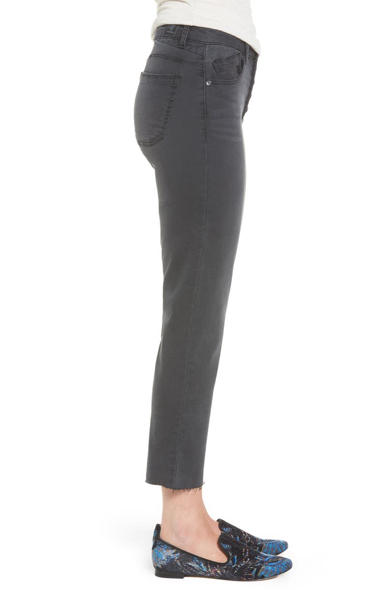 Wit & Wisdom Button Fly Crop Jeans, Alternate, color, 