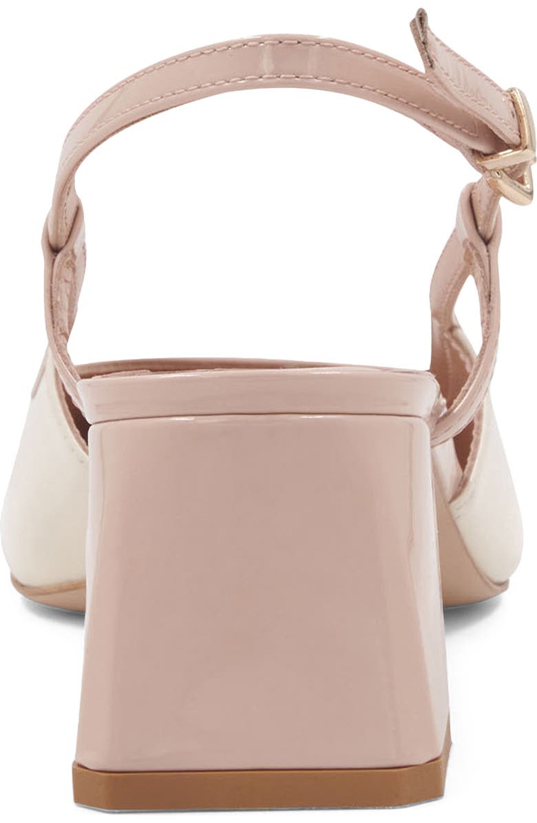 Bruno Magli Tasa Square Toe Slingback Pump, Alternate, color, Cognac/ Tan Patent