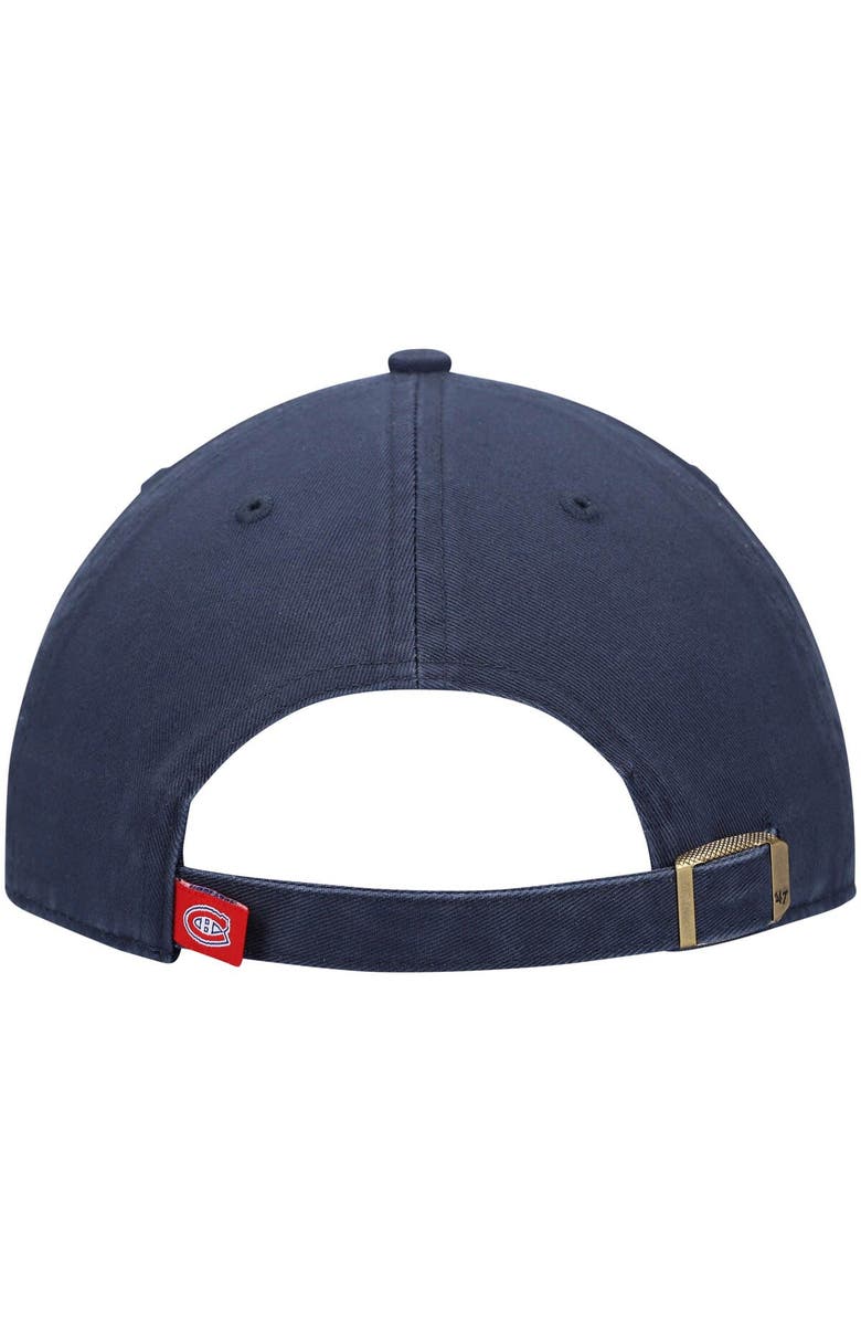 '47 Men's '47 Navy Montreal Canadiens Team Clean Up Adjustable Hat, Alternate, color,