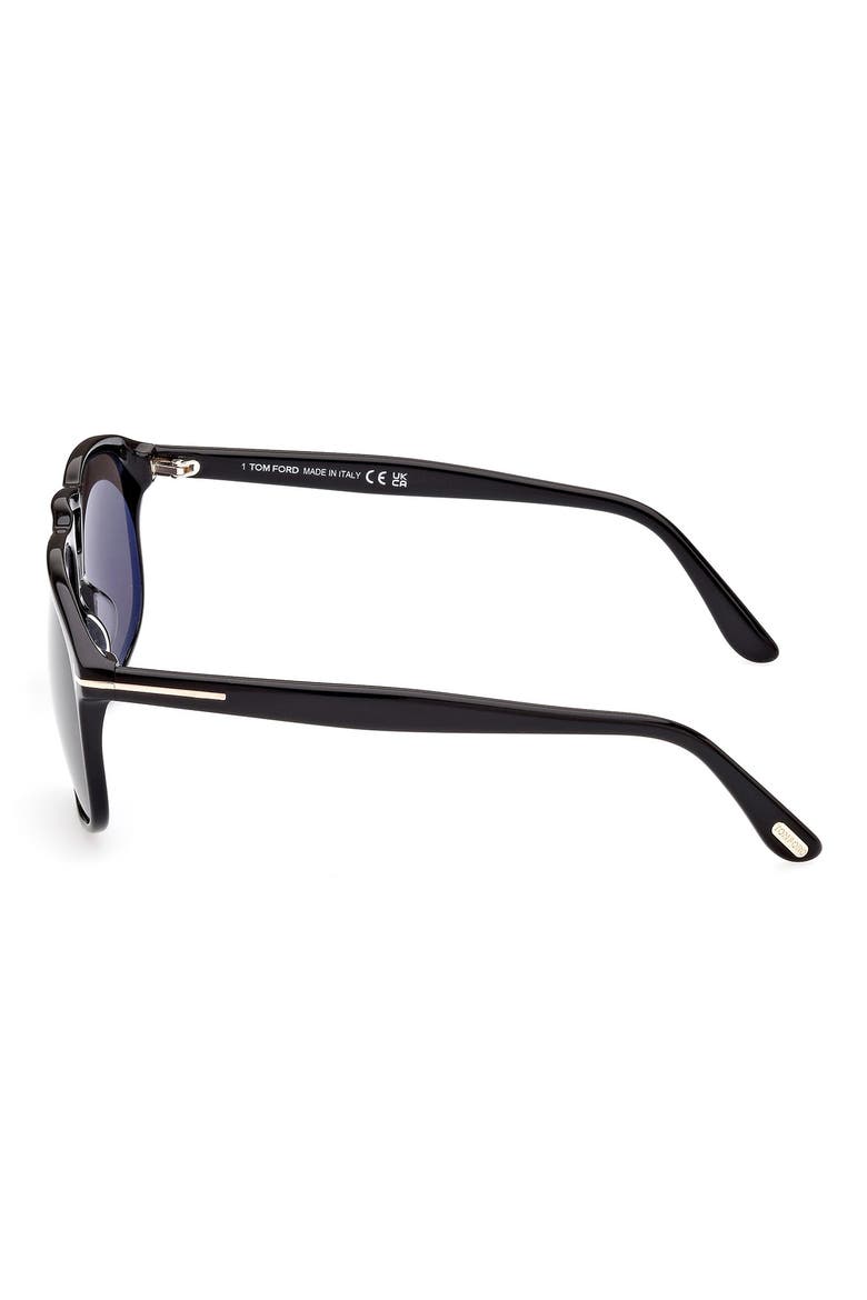 58mm Navigator Sunglasses, Alternate, color, SBLK/SMK