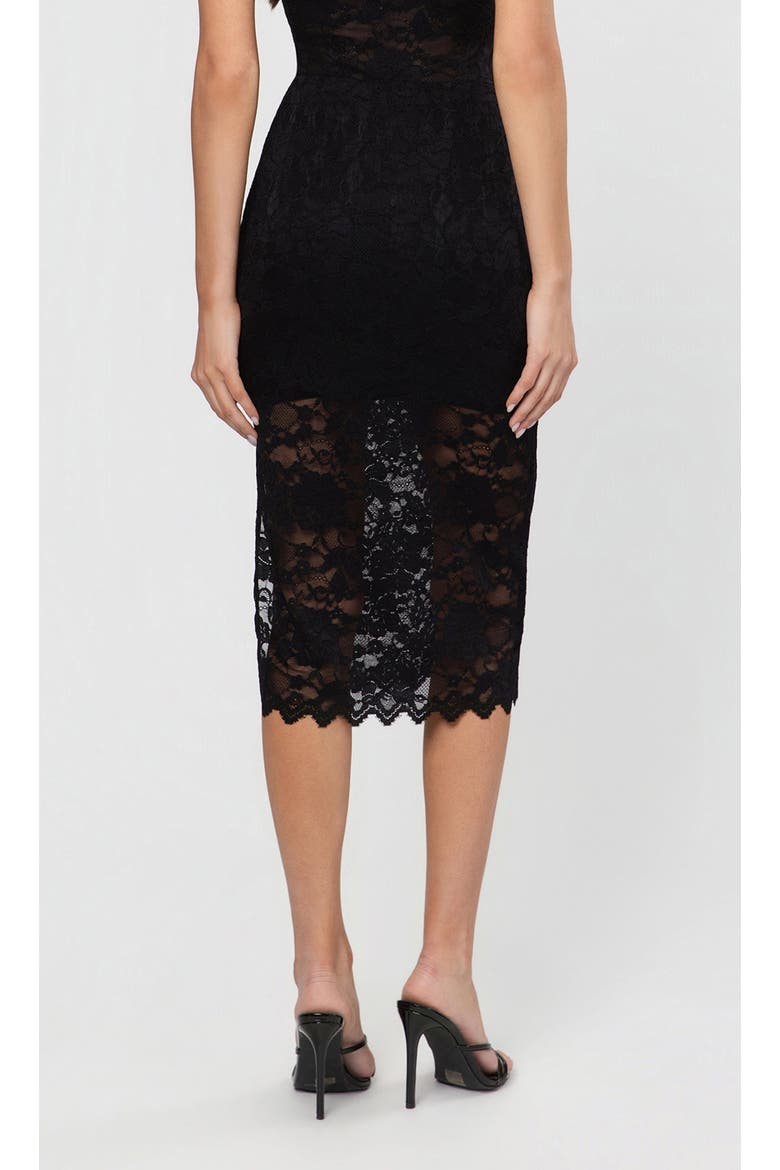 Kiera Lace Skirt, Alternate, color, Black