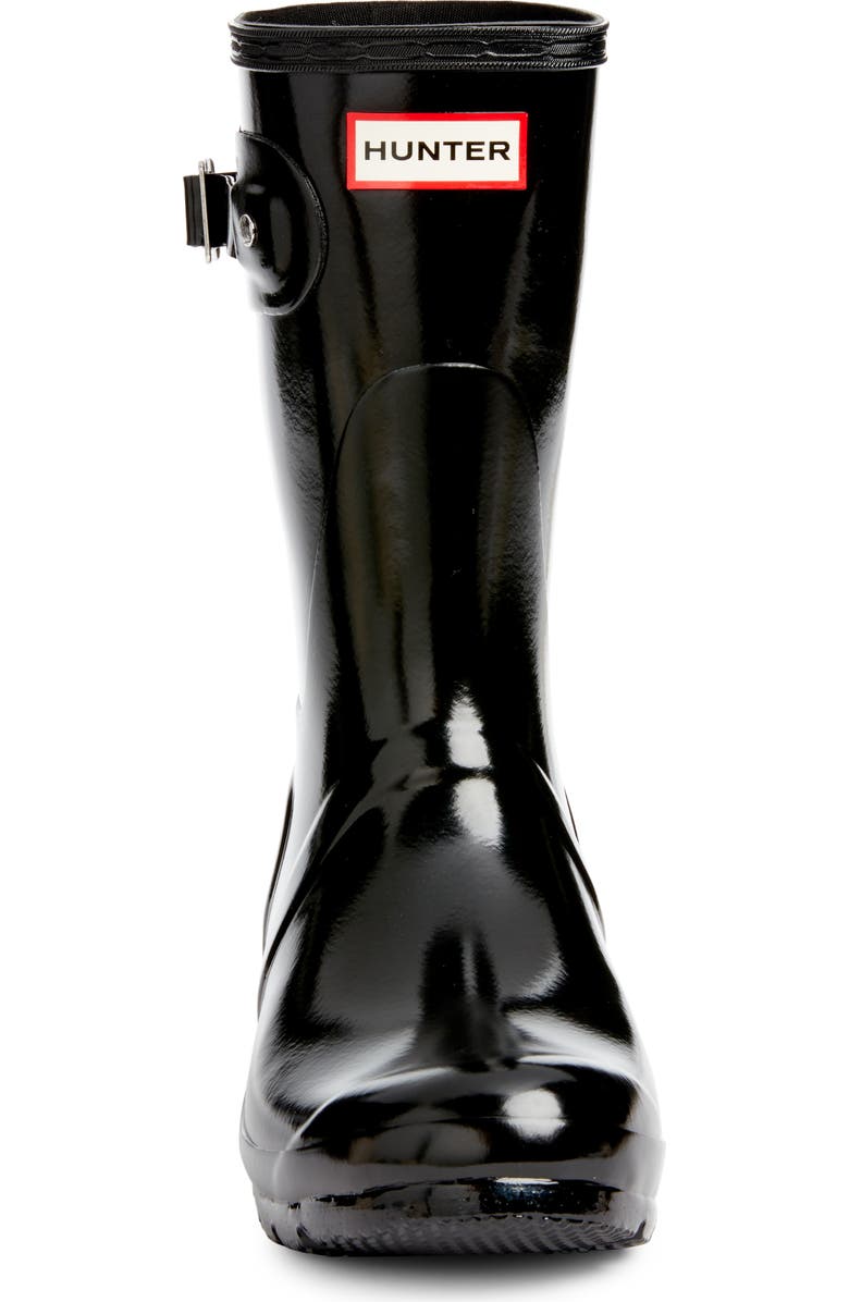 Hunter Original Tour Short Gloss Packable Rain Boot, Alternate, color,