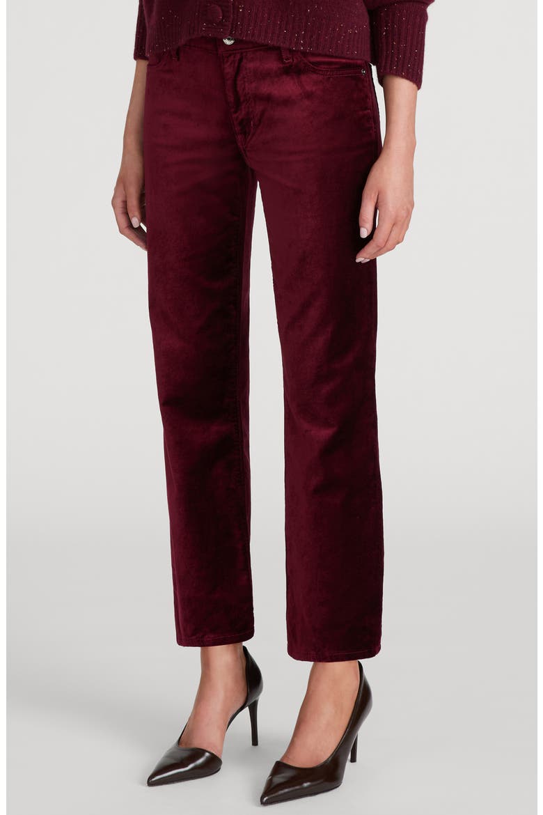 The Velvet Cigarette Pants, Alternate, color, DEEP GARNET