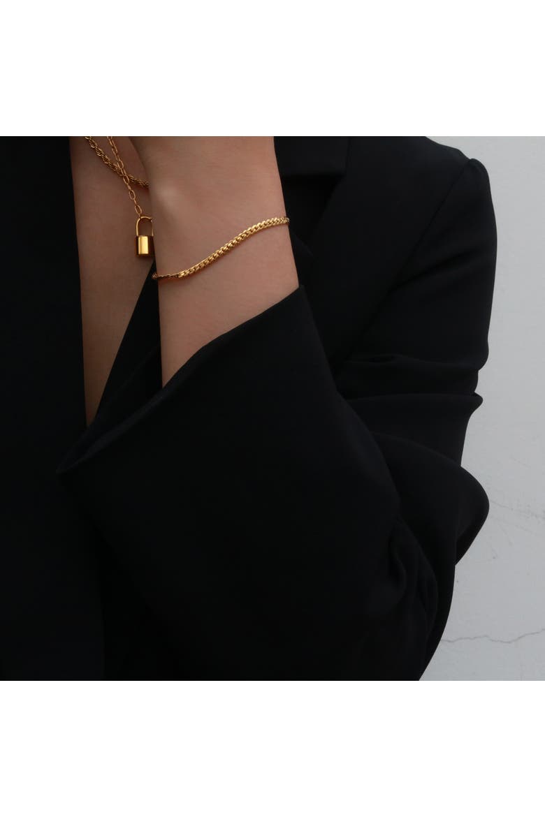 Uma Bracelet, Alternate, color, Gold