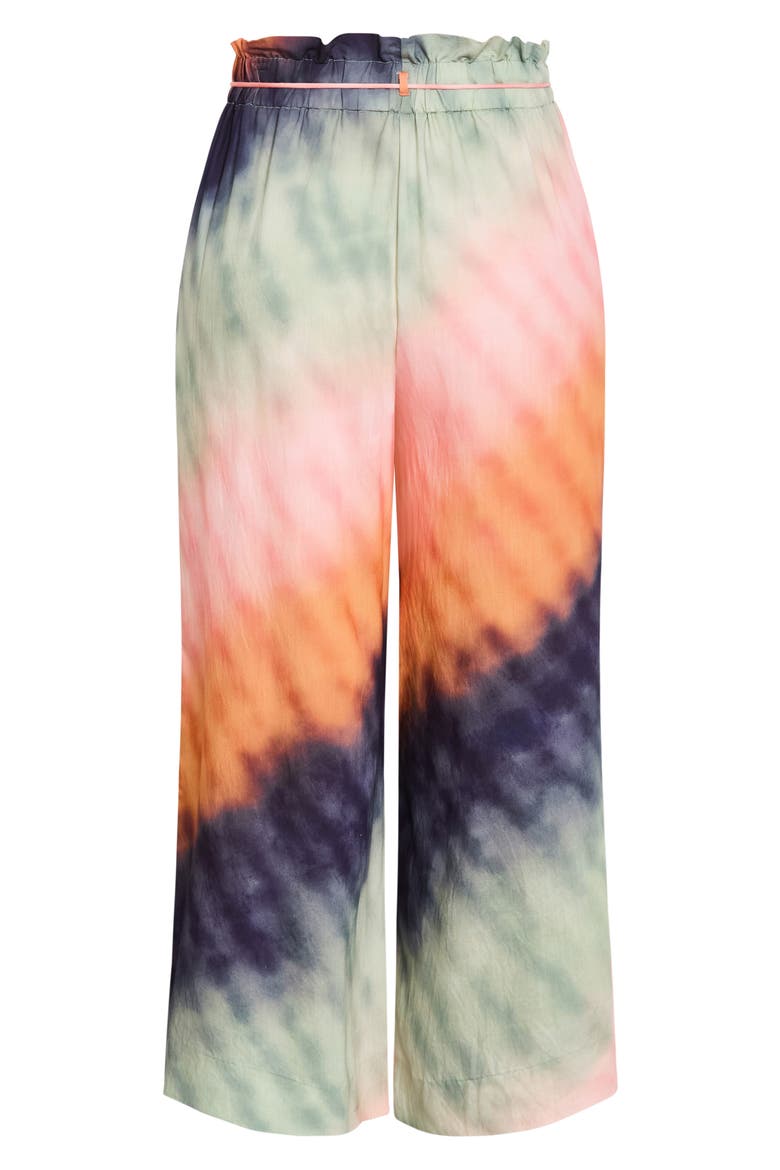 Sunset Ombré Wide Leg Pants, Alternate, color, SUNSET OMBRE