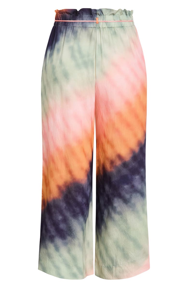 City Chic Sunset Ombré Wide Leg Pants, Alternate, color, Sunset Ombre