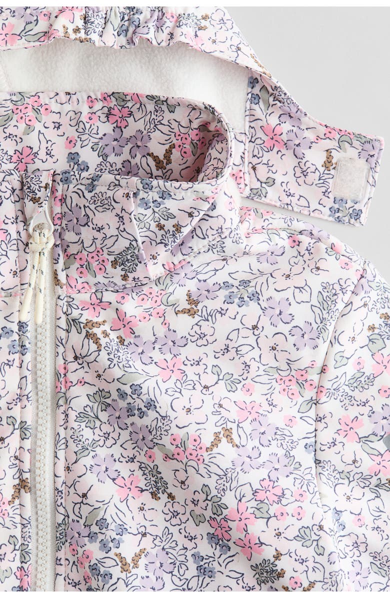 H&M Water-resistant Softshell Jacket, Alternate, color, Pink/Floral