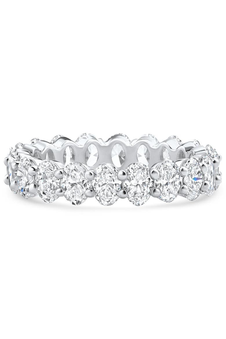 14k Gold 2.25ct Oval Diamond Eternity Ring, Main, color, 14k White Gold