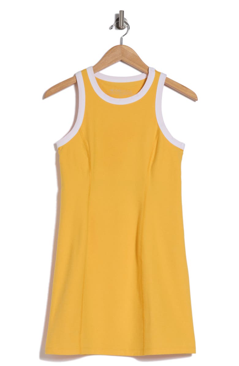 Beyond Yoga Spacedye Outlines Sleeveless Dress, Alternate, color, Sunflower Heather/Cl