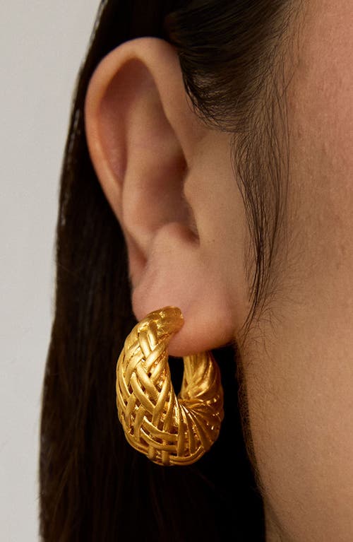 Dean Davidson Cinta Huggie Hoop Earrings In Gold