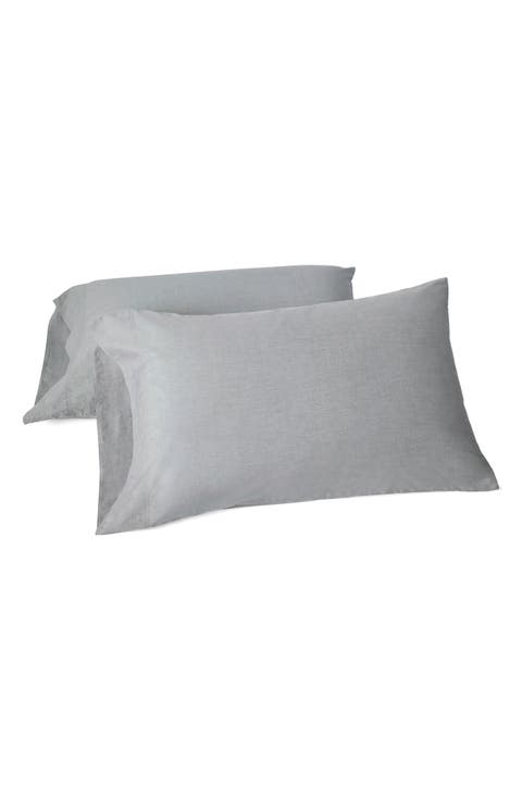 Crinkled Organic Cotton Percale Pillowcases