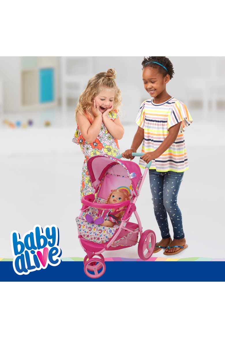 Doll Jogging Stroller, Fits Dolls Up To 24", Alternate, color, Pink