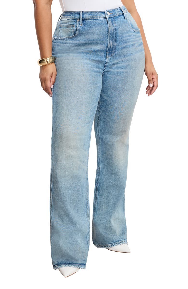 Good American Good Standard Bootcut Jeans, Alternate, color, Indigo998