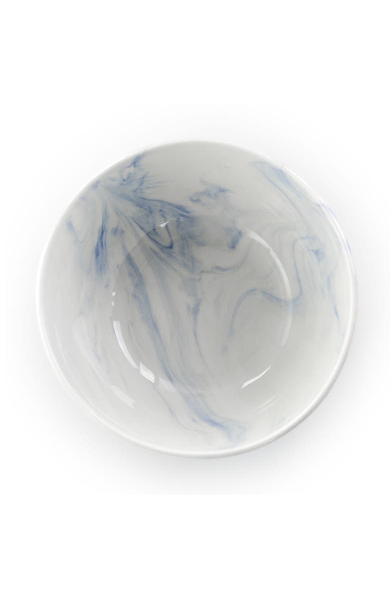 Elama Fine Marble 16 Piece Stoneware Dinnerware Set, Alternate, color, White