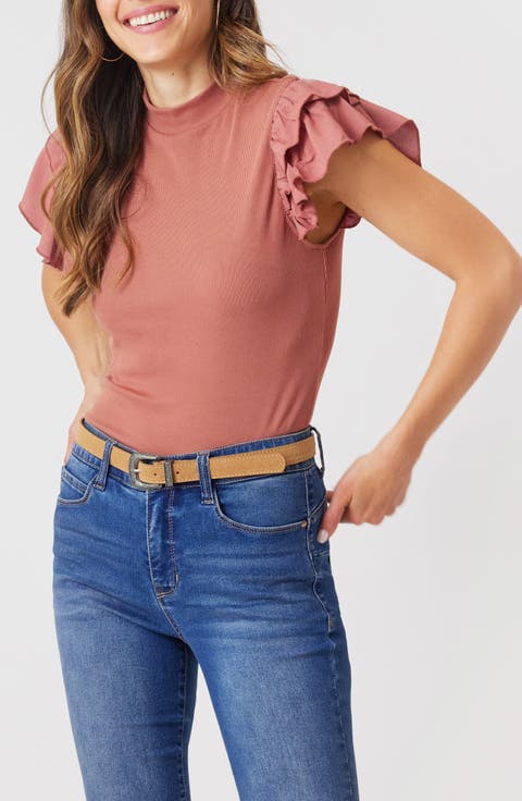 Reese Mixed Media Top