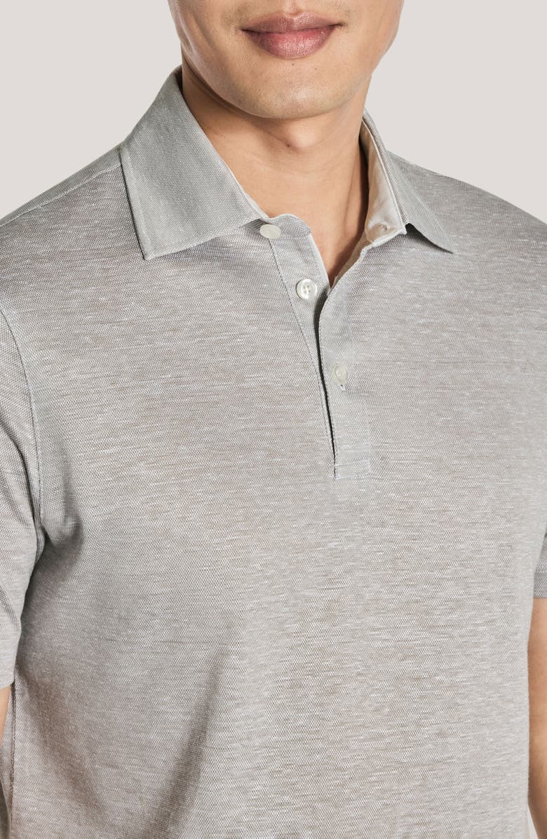 Jack Victor Davis Cotton & Linen Polo, Alternate, color, 