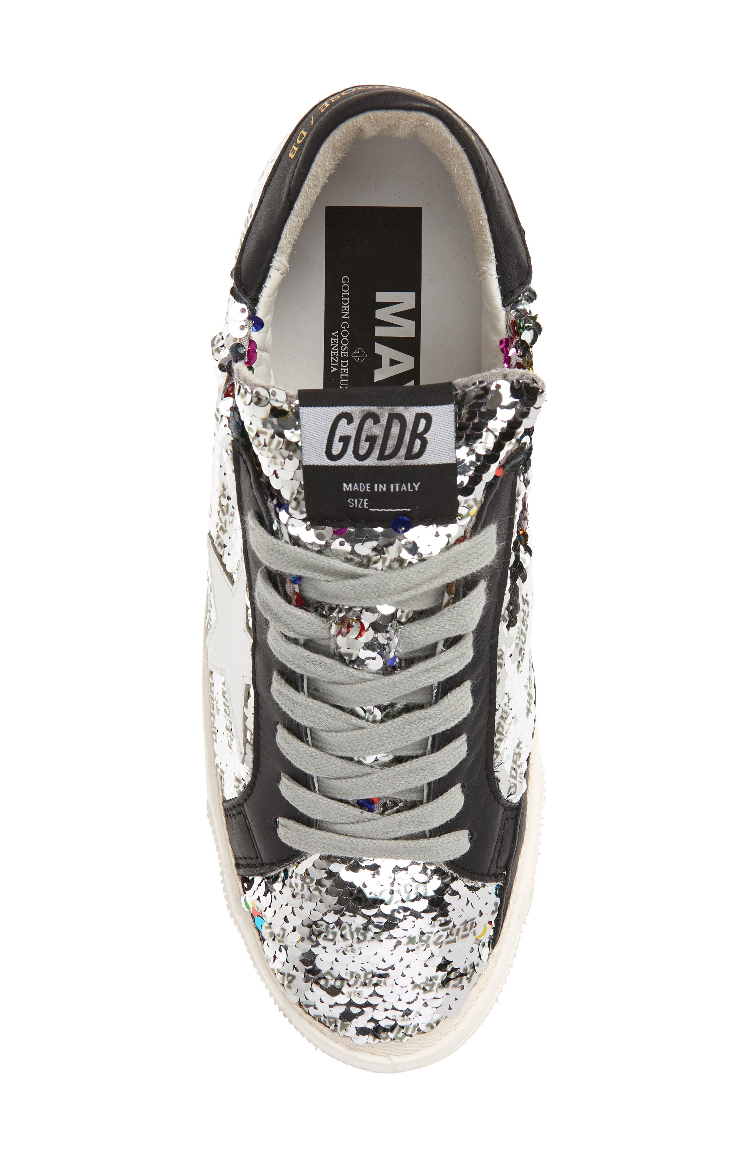 May Flip Sequin Sneaker, Alternate, color, RAINBOW SEQUIN