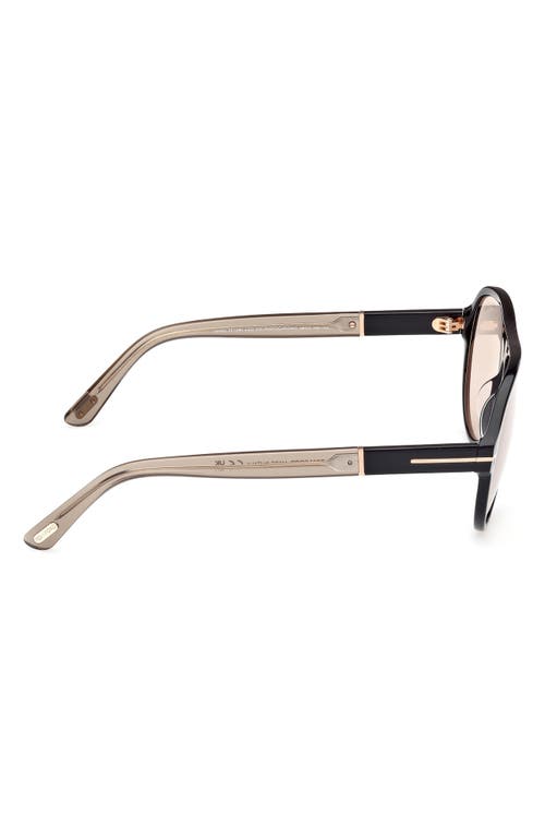 Tom Ford Quincy 59mm Pilot Sunglasses