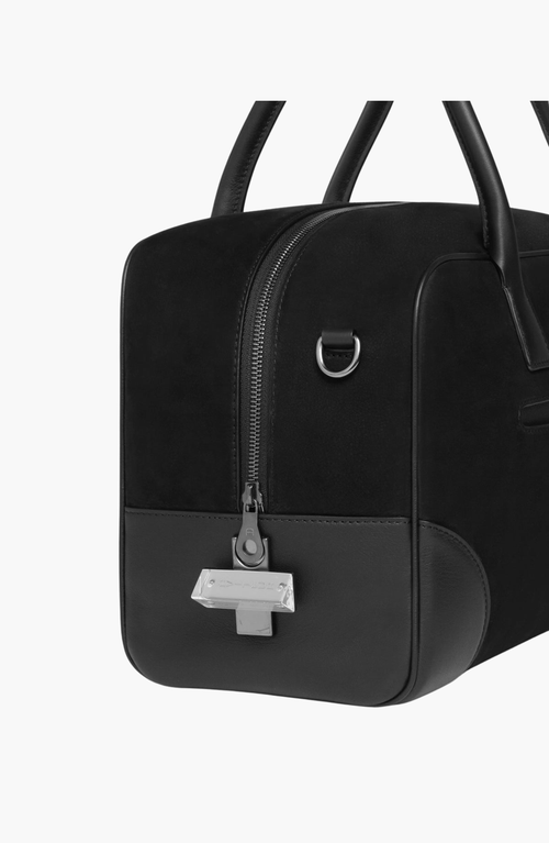 Aviteur Cristallo Nubuck Travel Bag In Black
