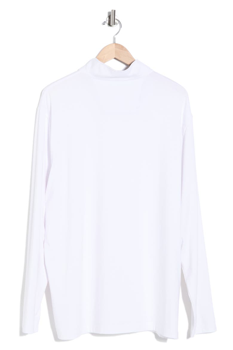 Quarter Zip Performance Pullover, Alternate, color, WHITE
