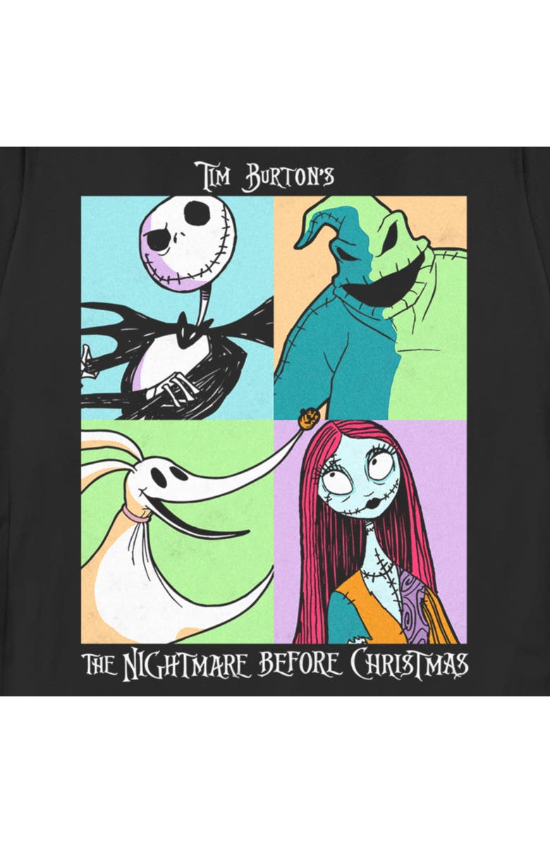 The Nightmare Before Christmas Women's The Nightmare Before Christmas Group Character Portraits  Graphic T-Shirt, Alternate, color, Black