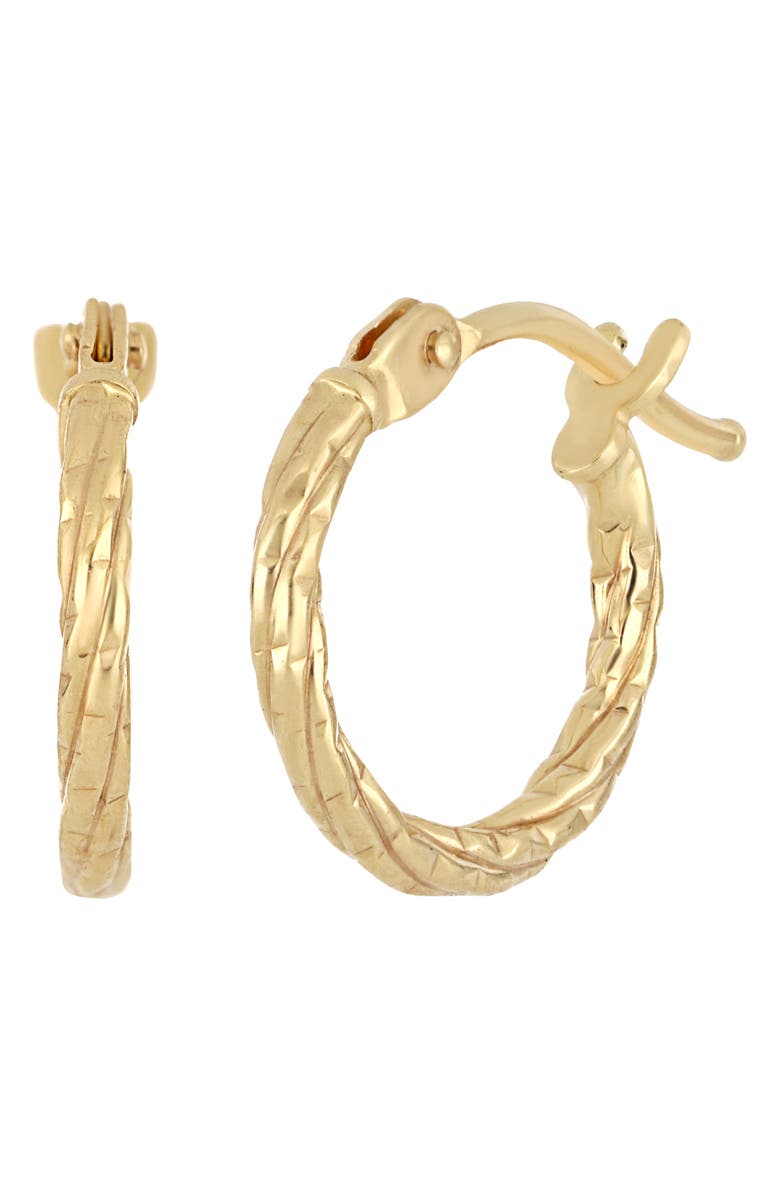 Bony Levy 14K Gold Twisted Hoop Earrings, Main, color, 