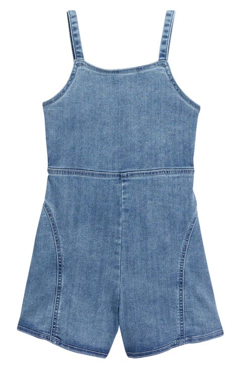 Kids' Denim Romper (Big Kid)