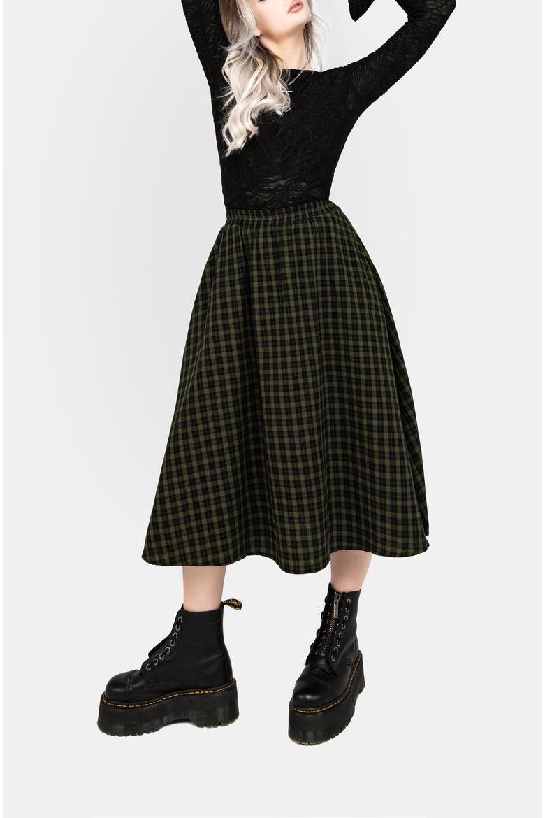 Terra Midi Skirt, Alternate, color, Green