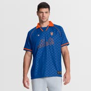 FANATICS Men's Fanatics Royal New York Mets Homerun Raglan V-Neck Polo