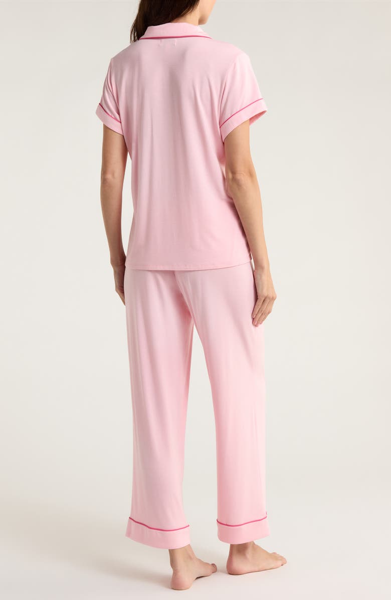 Nordstrom Moonlight Eco Crop Pajamas, Alternate, color, Pink Candy