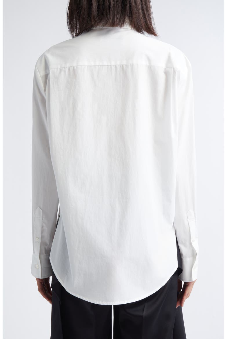 Multi-Way Cotton Shirt, Alternate, color, WHITE COTTON