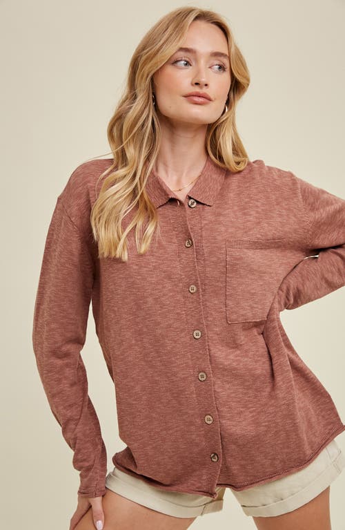 Wishlist Knit Shacket In Multi