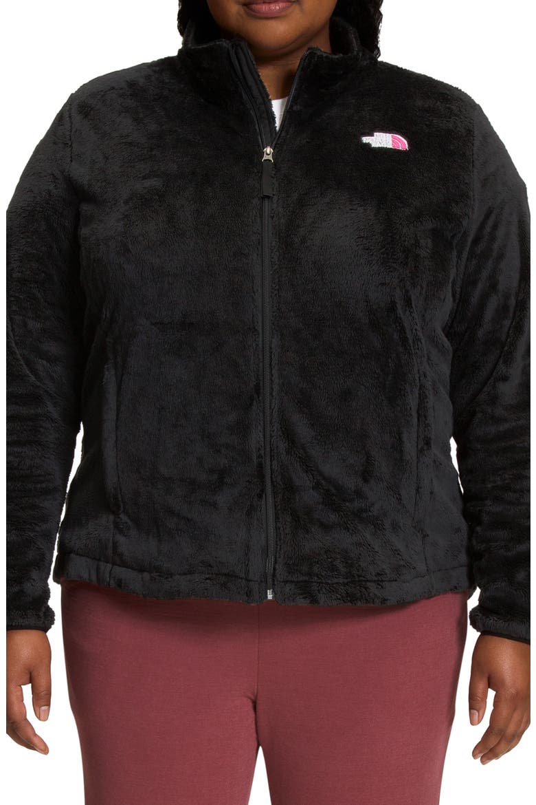 Osito High Pile Fleece Jacket, Main, color, TNF BLACK/ MR. PINK