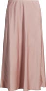 Tahari ASL Satin Midi Skirt