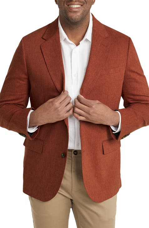 Barbour blazer shops mens orange